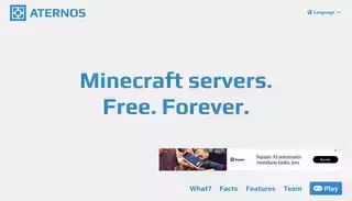 Ater Nos Aternos | Minecraft servers. Free. Forever.