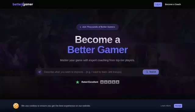 bettergamer.com homepage screenshot