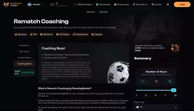boostingmarket.com homepage screenshot