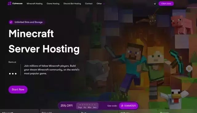 cybrancee.com homepage screenshot