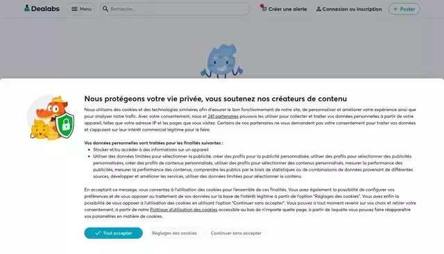 dealabs.com homepage screenshot
