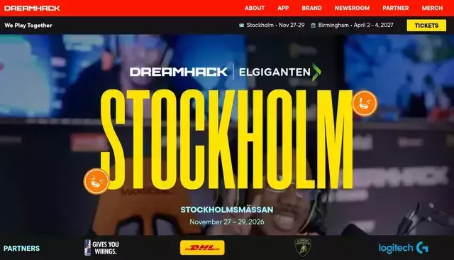 dreamhack.com homepage screenshot