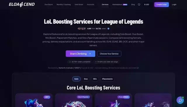 eloascend.com homepage screenshot