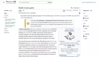 Wikipedia Battle royale game - Wikipedia