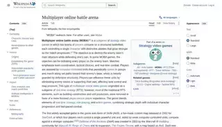 Wikipedia Multiplayer online battle arena - Wikipedia