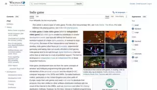 Wikipedia Indie game - Wikipedia