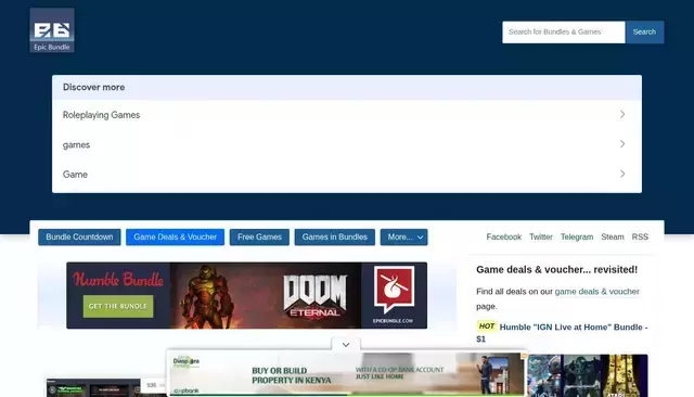 epicbundle.com homepage screenshot