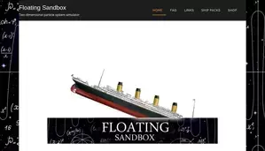 Floating Sandbox Floating Sandbox – Two-dimensional particle system simulator