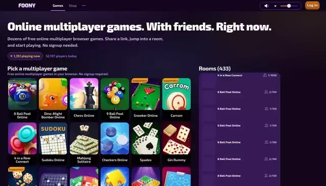 foony.com homepage screenshot