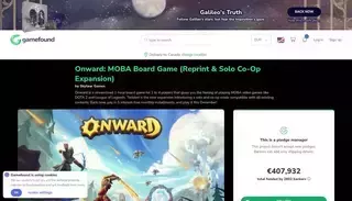 Game Found Onward: MOBA Board Game (Reprint & Solo Co-Op Expansion) by Skytear Games - Gamefound