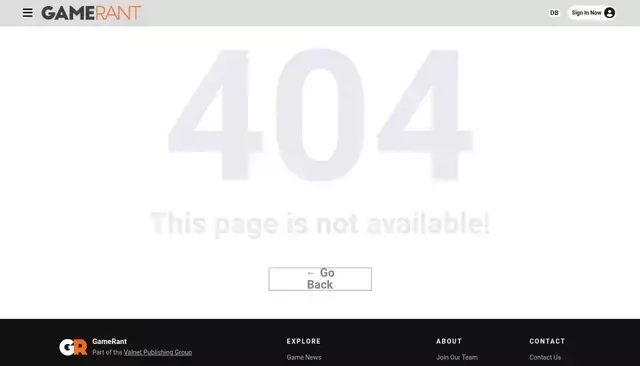 gamerant.com homepage screenshot