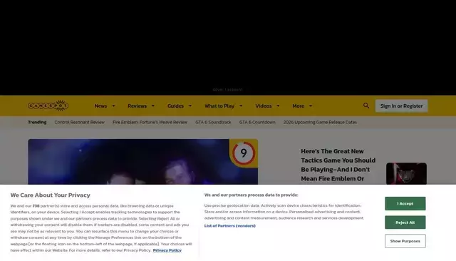gamespot.com homepage screenshot