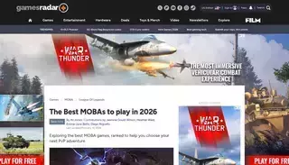 Games Radar 10 Best MOBAs to play in 2026 | GamesRadar+