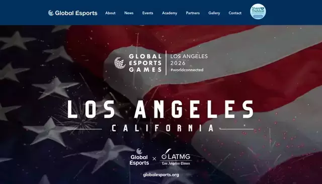 globalesports.org homepage screenshot
