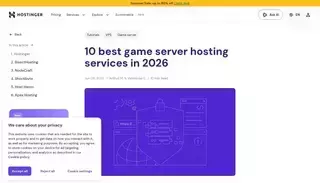 Hosting Er The 10 best game server hosting providers for 2026