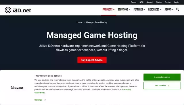 i3d.net homepage screenshot