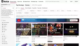 Itch Top Strategy games - itch.io