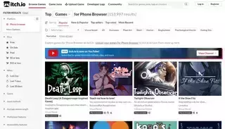 Itch Top games for Phone Browser - itch.io
