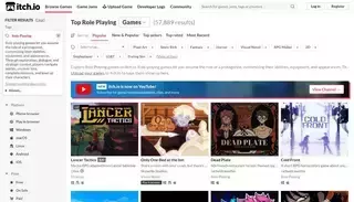 Itch Top Role Playing games - itch.io