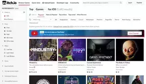 Itch Top games for iOS - itch.io
