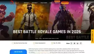 Juego Studio Top Most popular battle royale games in 2026 | Juego Studios