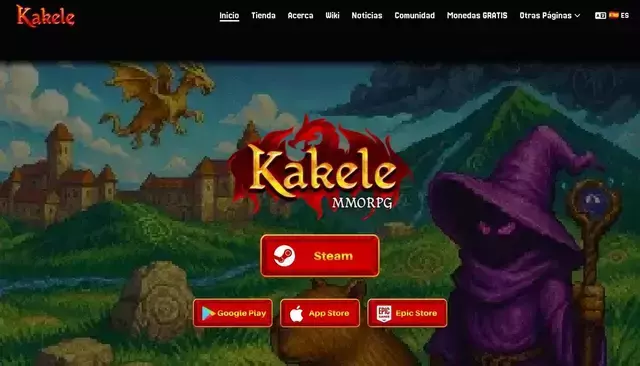 kakele.io homepage screenshot