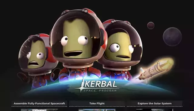 kerbalspaceprogram.com homepage screenshot