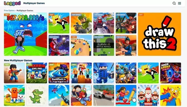 lagged.com homepage screenshot