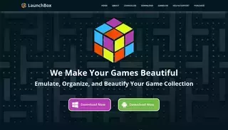 Launch Box App LaunchBox Frontend for Emulation, DOSBox, and Arcade Cabinets, Portable Games Launcher and Database