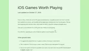Lazer Walker iOS Games Worth Playing