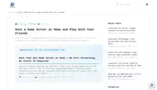 Local To Net Host a Game Server at Home and Play With Your Friends | Localtonet Blog
