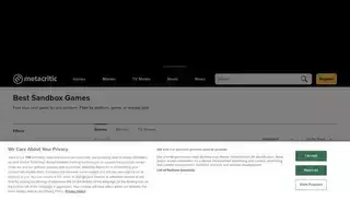 Metacritic Best Sandbox Games - Metacritic