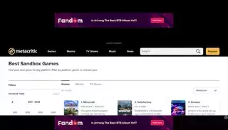 Metacritic Best Sandbox Games - Metacritic