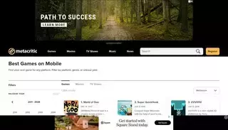 Metacritic Best Games on Mobile - Metacritic
