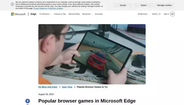 microsoft.com homepage screenshot