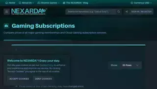 Nex Arda Subscriptions - NEXARDA™ - The Video Game Price Comparison Website!