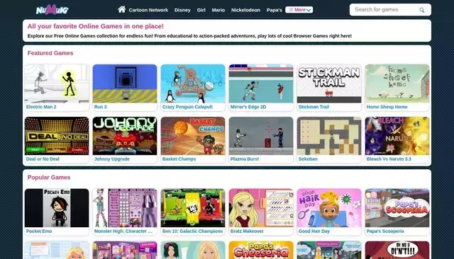 numuki.com homepage screenshot