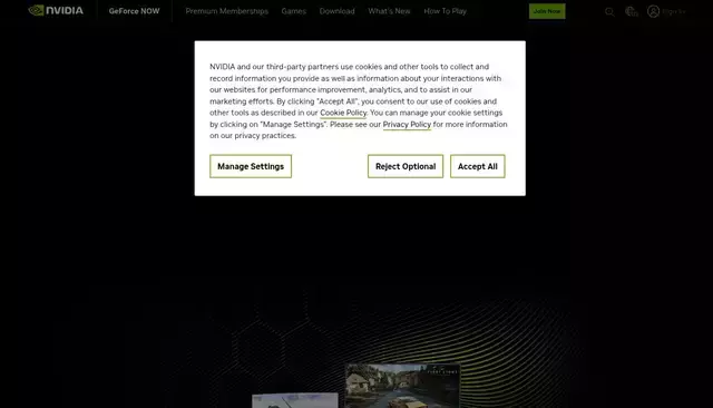 nvidia.com homepage screenshot