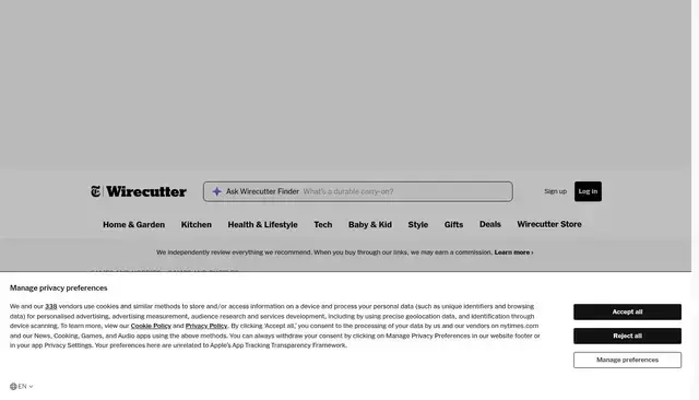 nytimes.com homepage screenshot