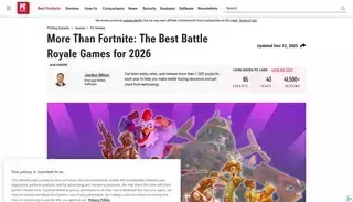 Pcmag More Than Fortnite: The Best Battle Royale Games for 2026 | PCMag