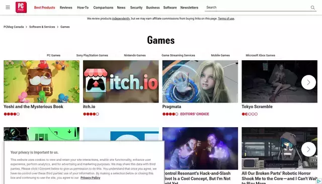 pcmag.com homepage screenshot
