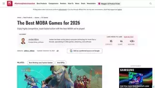 Pcmag The Best MOBA Games for 2026 | PCMag