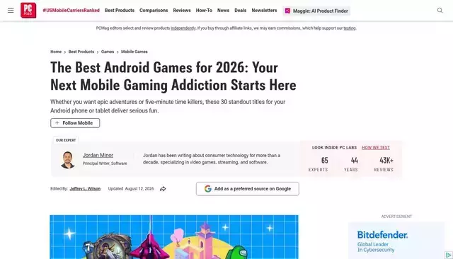 pcmag.com homepage screenshot
