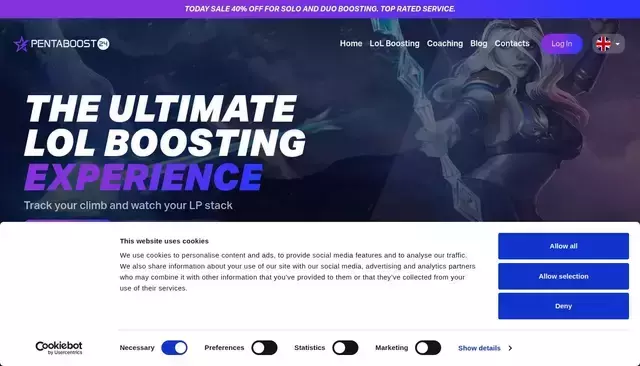 pentaboost24.com homepage screenshot