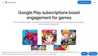 Google Games Subscriptions | Google Play Console