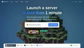 Server Server.pro - Minecraft Server Hosting & Game Servers