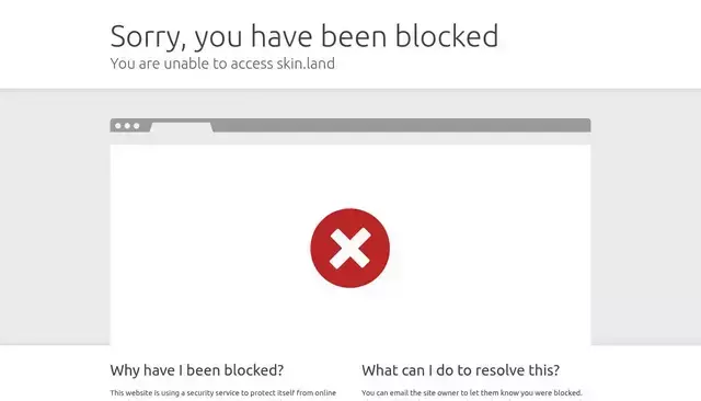 skin.land homepage screenshot