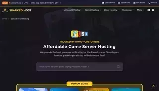 Sparked Host Game Server Hosting - Sparked Host