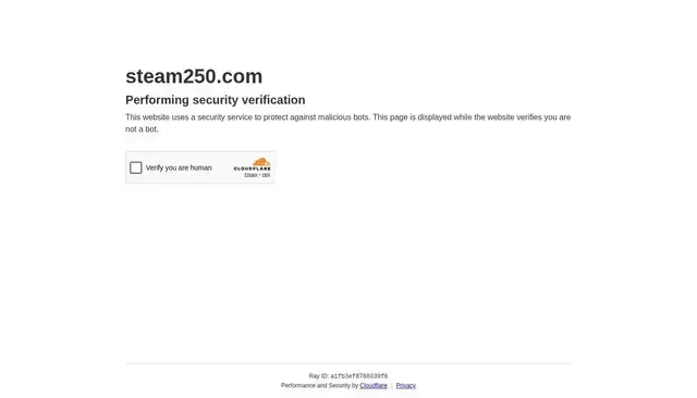 steam250.com homepage screenshot