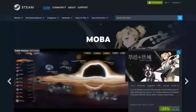 store.steampowered.com homepage screenshot
